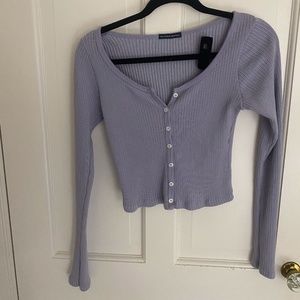 Periwinkle Brandy Melville Cardigan